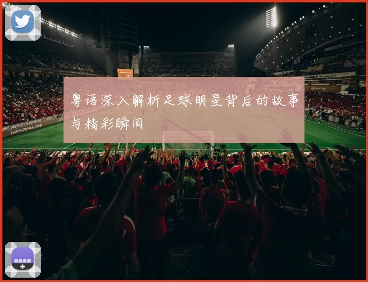 粤语深入解析足球明星背后的故事与精彩瞬间